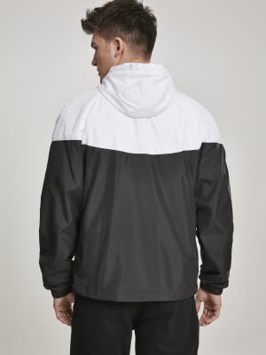 Мъжко яке Urban Classics 2-Tone Tech в бял и черен цвят