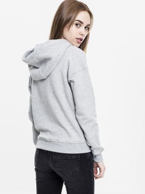  Дамски суичър в сиво Urban Classics Ladies Hoody 