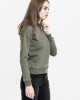 Дамски суичър в цвят маслина Urban Classics Ladies Hoody, Urban Classics, Суичъри - Complex.bg