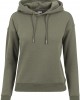 Дамски суичър в цвят маслина Urban Classics Ladies Hoody, Urban Classics, Суичъри - Complex.bg