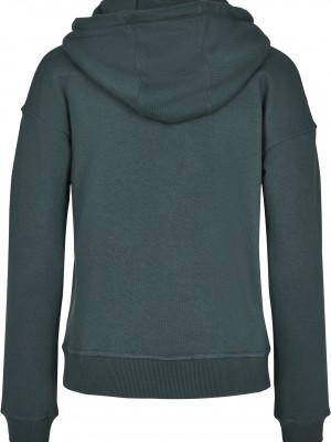 Дамски суичър в тъмнозелено Urban Classics Ladies Hoody