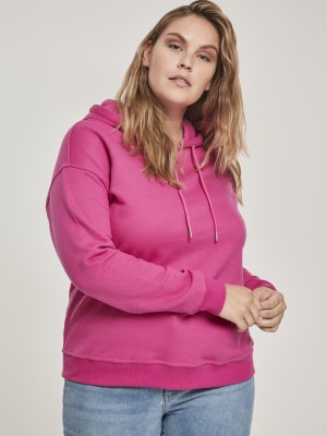 Дамски суичър в ярко виолетово Urban Classics Ladies Hoody 