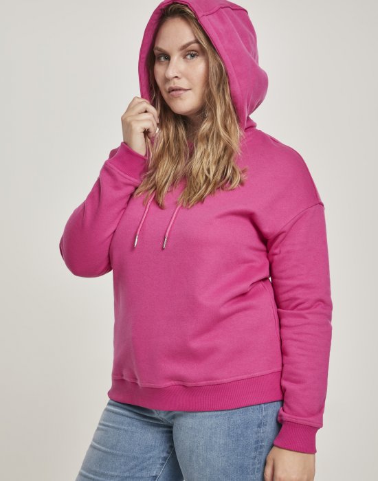 Дамски суичър в ярко виолетово Urban Classics Ladies Hoody, Urban Classics, Суичъри - Complex.bg