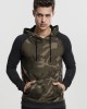 Мъжки суичър в цвят камуфлаж Urban Classics Camo Contrast Raglan Hoody, Urban Classics, Суичъри - Complex.bg