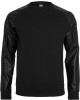 Мъжка блуза Urban Classics с кожени ръкави в черно, Urban Classics, Блузи - Complex.bg