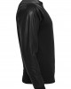 Мъжка блуза Urban Classics с кожени ръкави в черно, Urban Classics, Блузи - Complex.bg