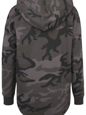 Дамски суичър в тъмносив камуфлаж Urban Classics Ladies Oversized Camo Hoody 