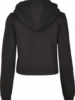 Дамски суичър в черно Urban Classics Ladies Contrast Drawstring Hoody 