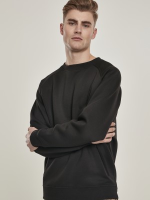 Мъжки пуловер Urban Classics с реглан ръкави в черно