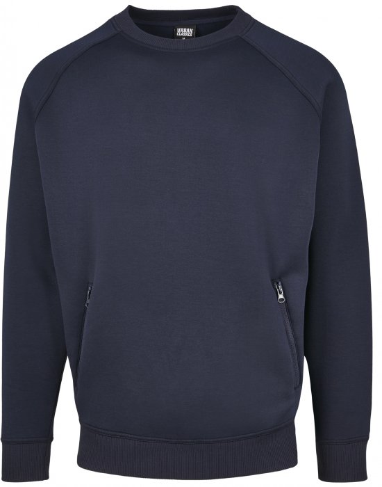 Мъжки пуловер Urban Classics с реглан ръкави в синьо, Urban Classics, Блузи - Complex.bg