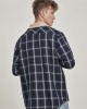 Мъжко тънко яке Urban Classics Sherpa Lined Shirt в тъмносин цвят, Urban Classics, Якета Пролет / Есен - Complex.bg