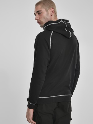 Мъжки суичър в черно Urban Classics Contrast Stitching Hoody