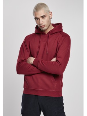 Мъжки суичър в цвят бордо Urban Classics Blank Hoody 
