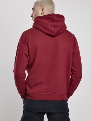 Мъжки суичър в цвят бордо Urban Classics Blank Hoody 
