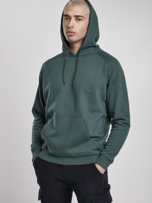 Мъжки суичър в зелено Urban Classics Blank Hoody 