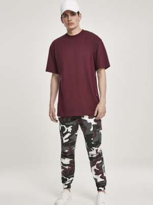 Мъжка тениска Urban Classics Tallвъв винено червено redwine