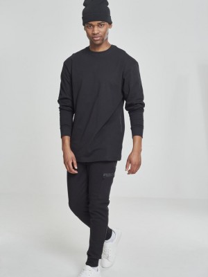 Мъжка тениска Urban Classics Tall в черно