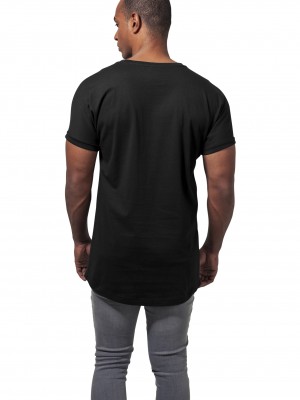 Изчистена мъжка тениска Urban Classics в черно