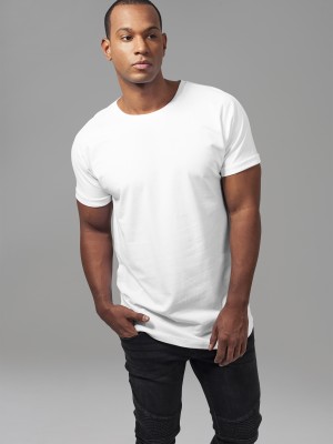 Изчистена мъжка тениска Urban Classics в бяло