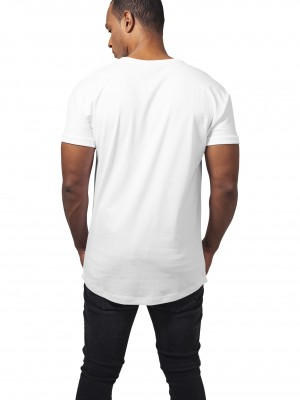Изчистена мъжка тениска Urban Classics в бяло