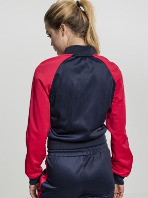 Дамска жилетка Urban Classics в тъмносин, червен и бял цвят