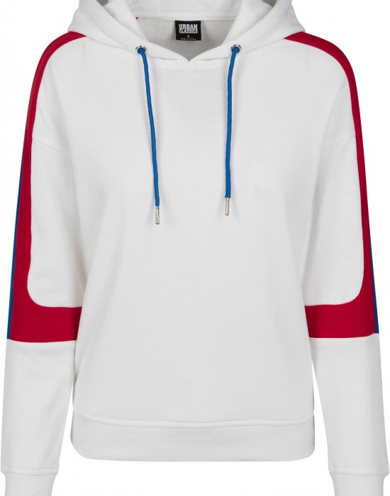 Дамски суичър в бяло Urban Classics Ladies Panel Terry Hoody, Urban Classics, Суичъри - Complex.bg