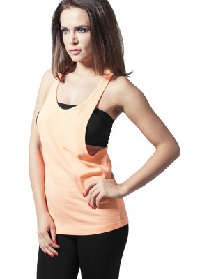 Дамски потник Urban Classics Loose Neon в оранжев цвят