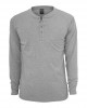 Мъжка памучна блуза с копчета Urban Classics Basic Henley в сиво, Urban Classics, Блузи - Complex.bg