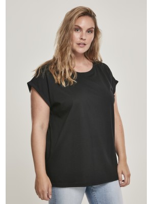 Дамска изчистена тениска Urban Classics в черно