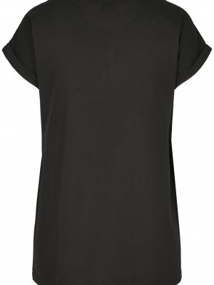 Дамска изчистена тениска Urban Classics в черно