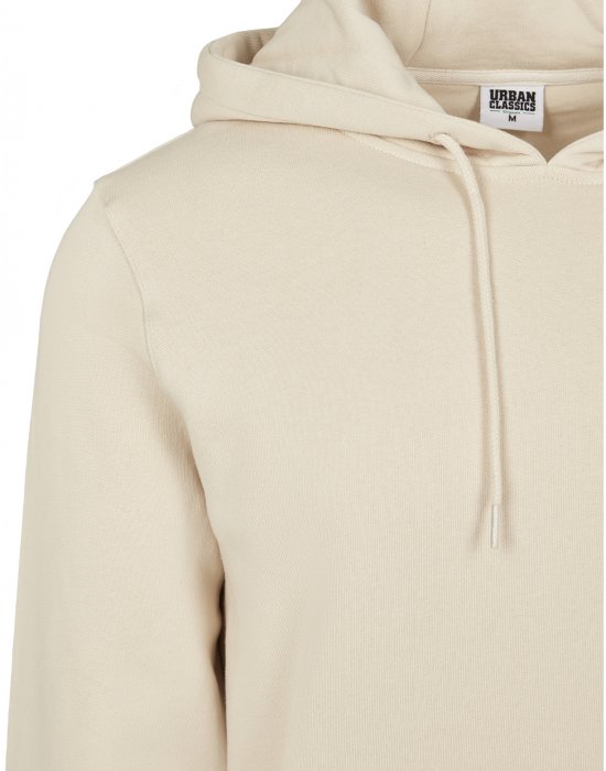 Мъжки суичър в пясъчен цвят Urban Classics Organic Basic Hoody, Urban Classics, Суичъри - Complex.bg