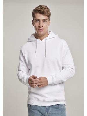 Мъжки суичър в бяло Urban Classics Organic Basic Hoody