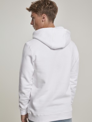 Мъжки суичър в бяло Urban Classics Organic Basic Hoody