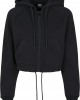 Дамски суичър в черно Urban Classics Ladies Oversized Short Raglan Zip Hoody, Urban Classics, Суичъри - Complex.bg