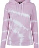 Дамски суичър в розово Urban Classics Ladies Tie Dye Hoody, Urban Classics, Суичъри - Complex.bg