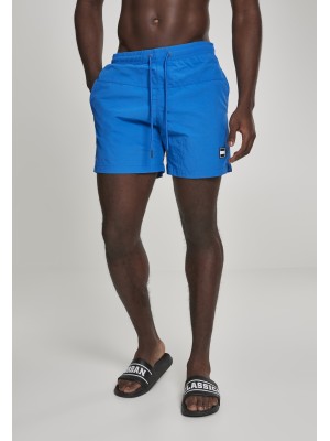 Мъжки плувни шорти Urban Classics Block в син цвят