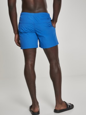 Мъжки плувни шорти Urban Classics Block в син цвят
