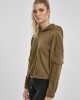 Дамски суичър в цвят маслина Urban Classics Ladies Short Worker Hoody, Urban Classics, Суичъри - Complex.bg