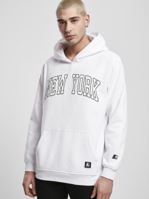 Мъжки суичър STARTER New York в бял цвят