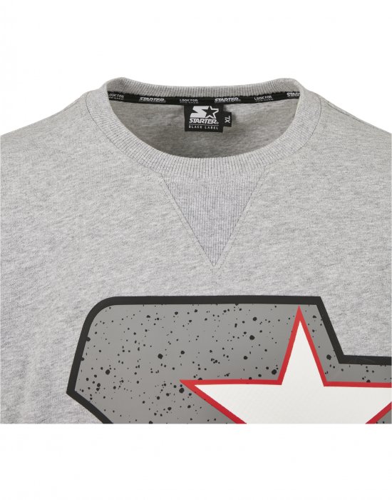 Мъжка блуза STARTER Multicolored Logo в сив цвят, STARTER, Блузи - Complex.bg