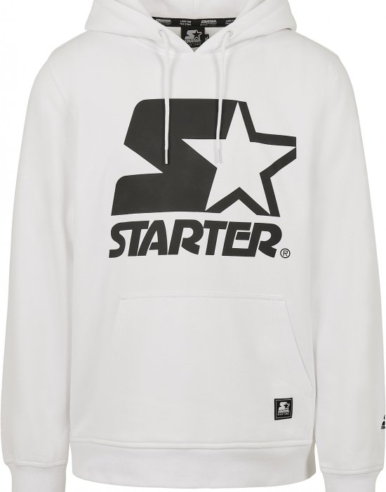 Мъжки суичър STARTER The Classic Logo в бяло, STARTER, Суичъри - Complex.bg