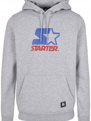 Мъжки суичър STARTER Two Color Logo в сив цвят