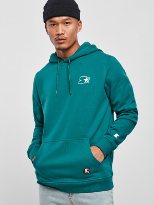 Мъжки суичър STARTER Small Logo в зелен цвят