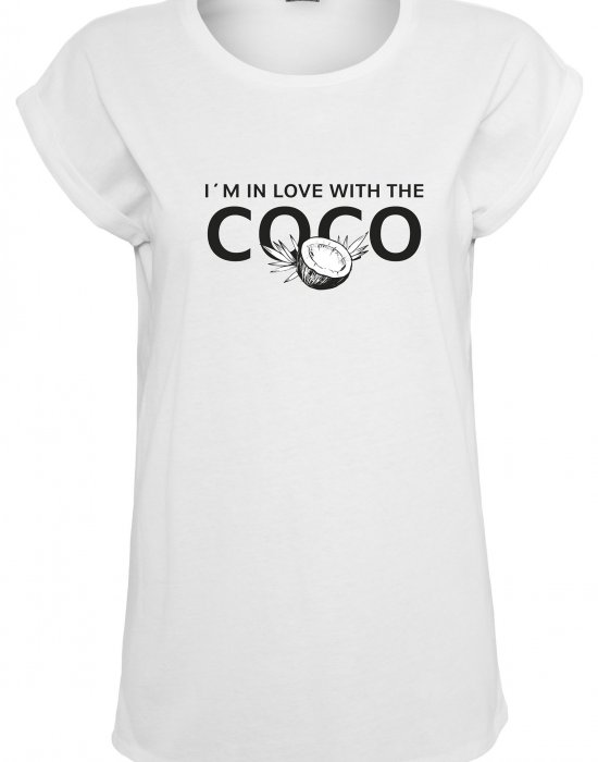 Дамска тениска Mister Tee Coco в бял цвят, Mister Tee, Тениски - Complex.bg