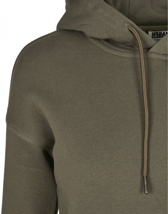 Дамски суичър в цвят маслина Urban Classics Ladies Organic Hoody, Urban Classics, Суичъри - Complex.bg