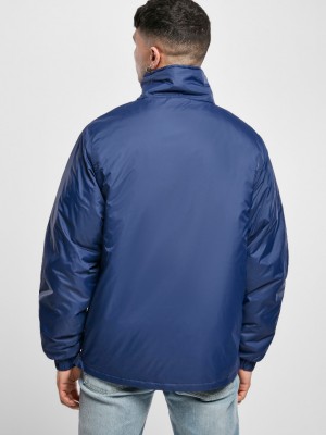 Мъжко яке STARTER Logo Half Zip в син цвят