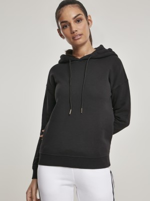 Дамски суичър в черно Urban Classics Ladies Organic Hoody