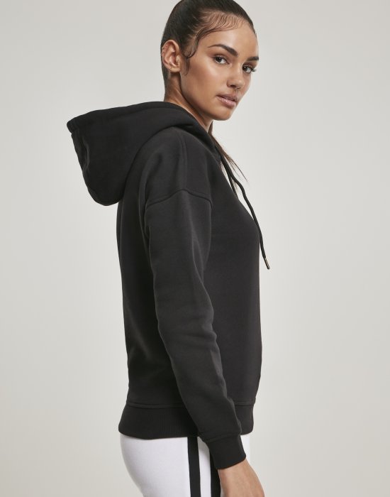 Дамски суичър в черно Urban Classics Ladies Organic Hoody, Urban Classics, Суичъри - Complex.bg