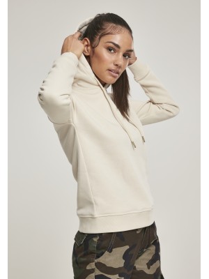 Дамски суичър в пясъчен цвят Urban Classics Ladies Organic Hoody