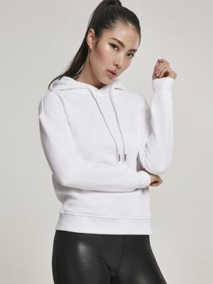 Дамски суичър в бяло Urban Classics Ladies Organic Hoody
